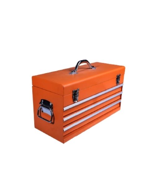 Caja metálica con 3 cajones para herramientas